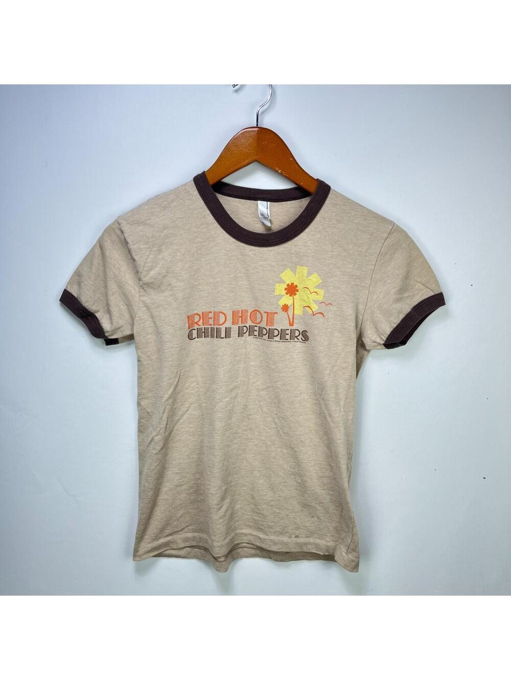 Vintage 2006 Red Hot Chili Peppers Ringer Shirt Womens